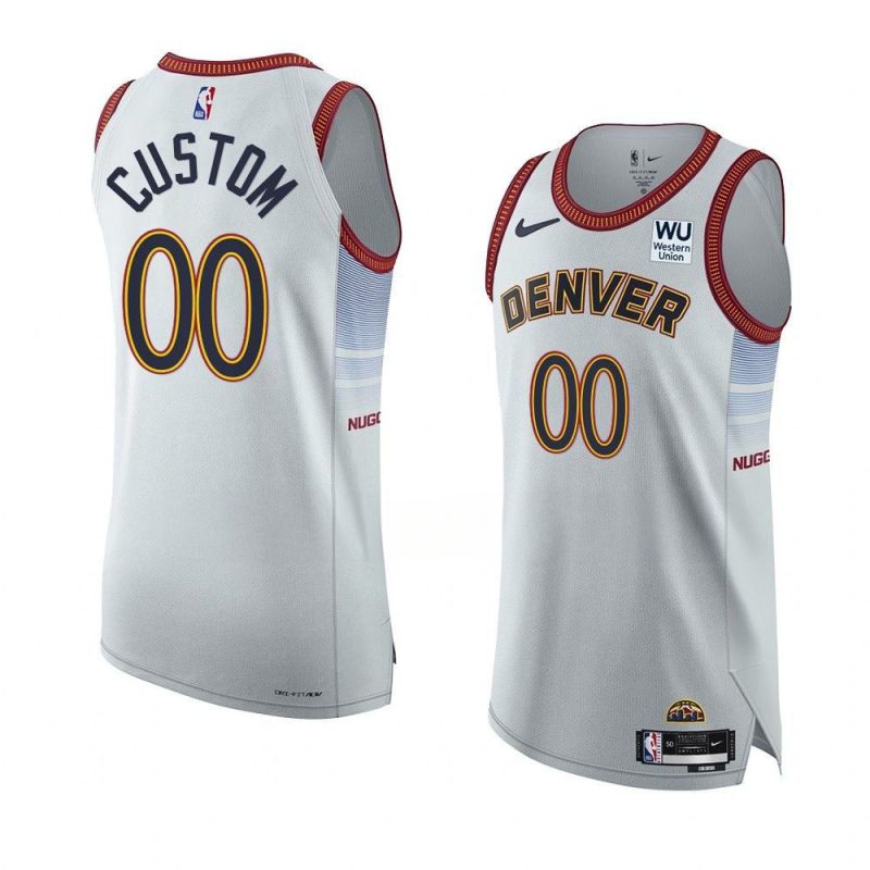 custom 2022 23nuggets jersey city editionauthentic white 1