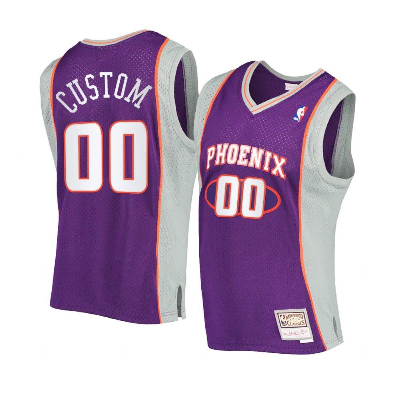 custom authentic hardwood classics jersey purple