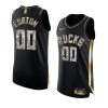 custom black 2022 nba playoffs jersey