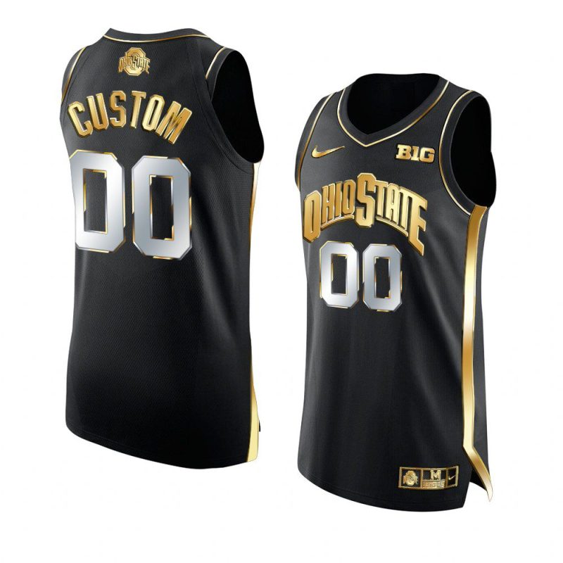 custom golden authentic 2021 march madness pac 12 jersey black