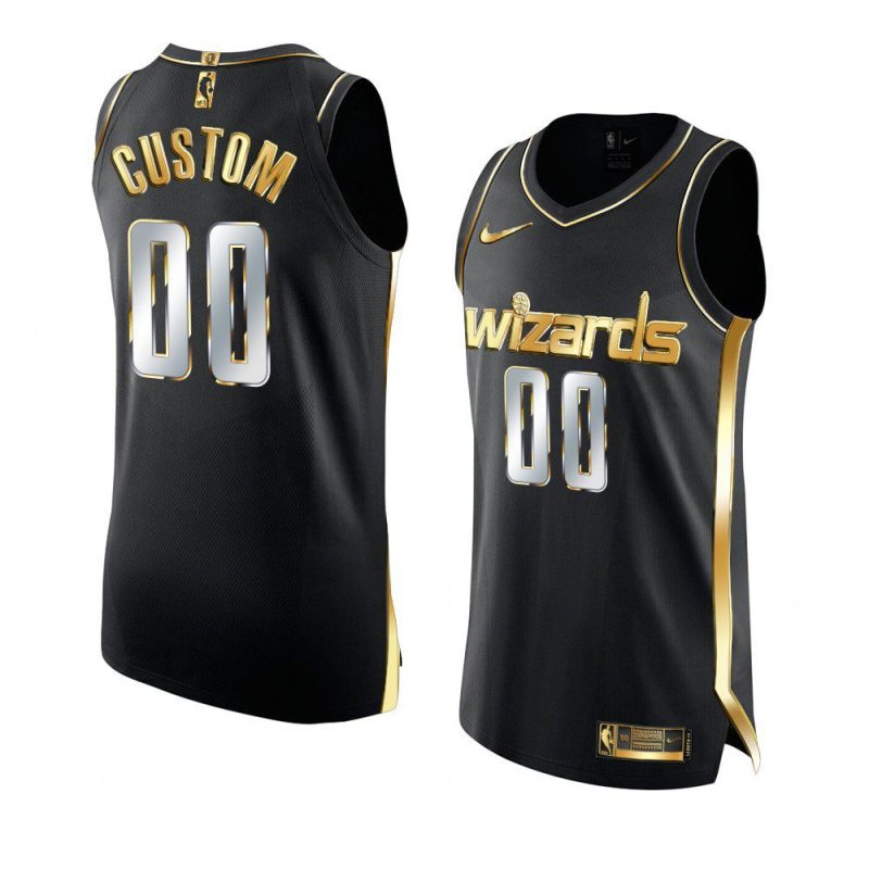 custom jersey golden edition black authentic limited 2020 21