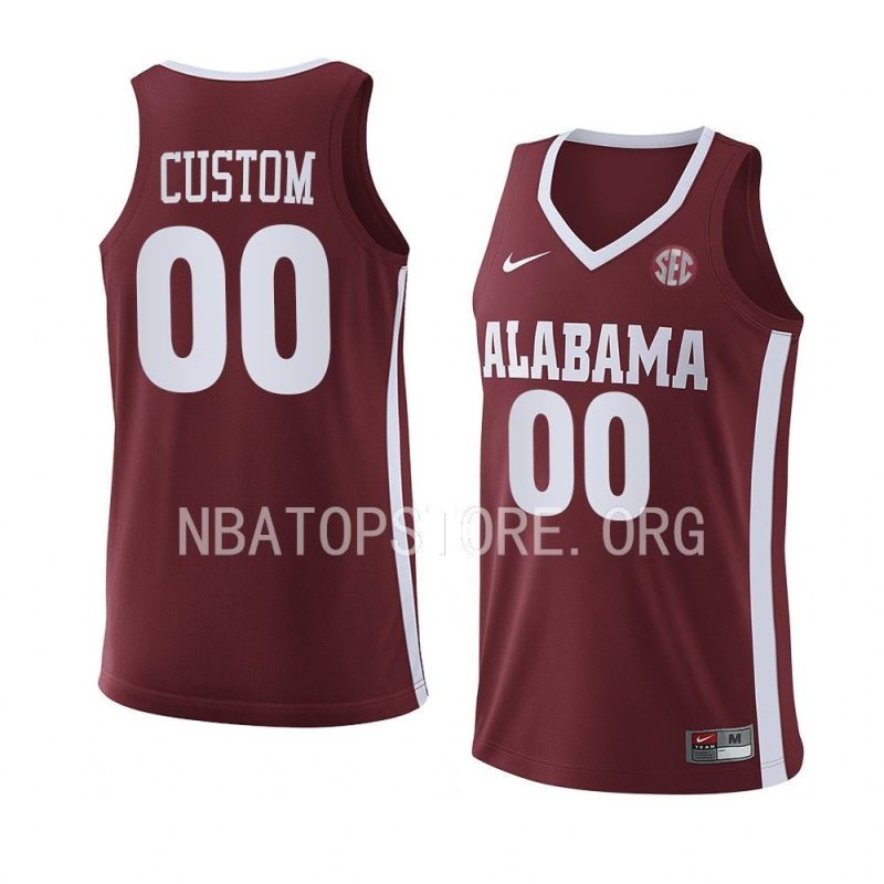 custom jersey replica basketball crimson 2022 23