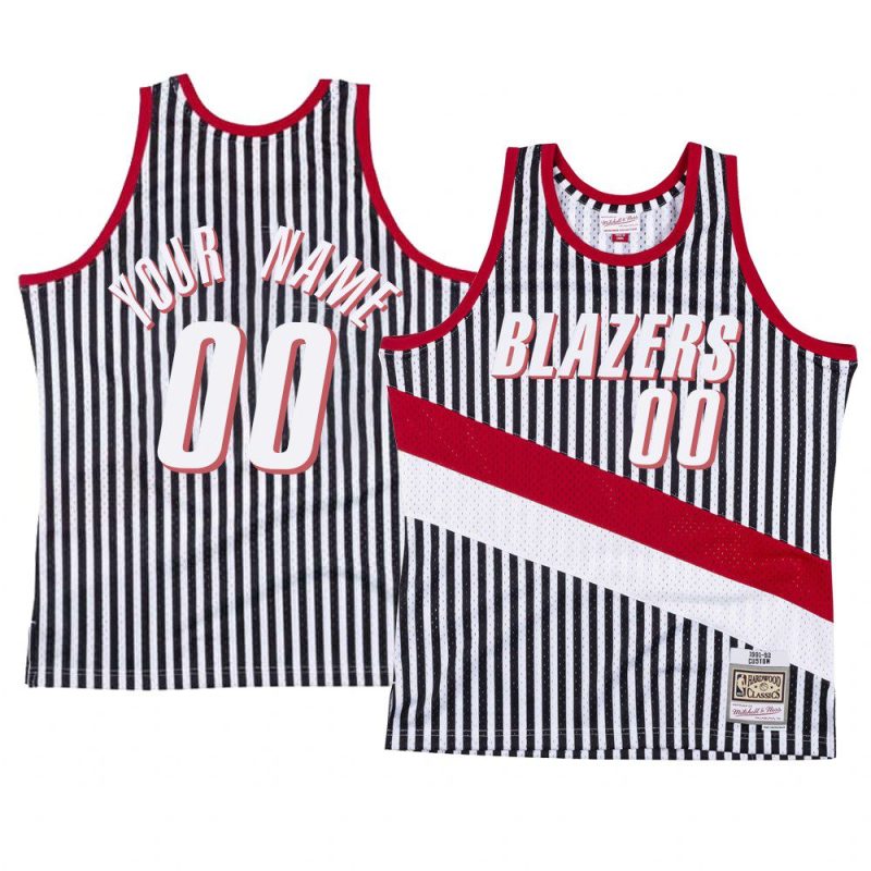 custom jersey striped black