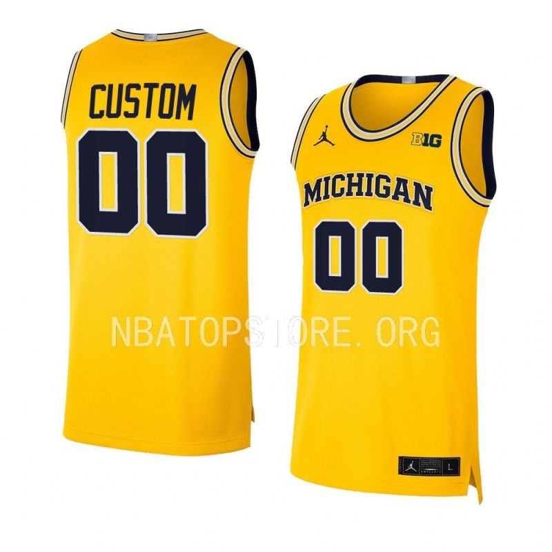 custom limited jersey college basketball maize 2022 23