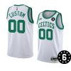 custom men forever no.6 patch jersey classic white