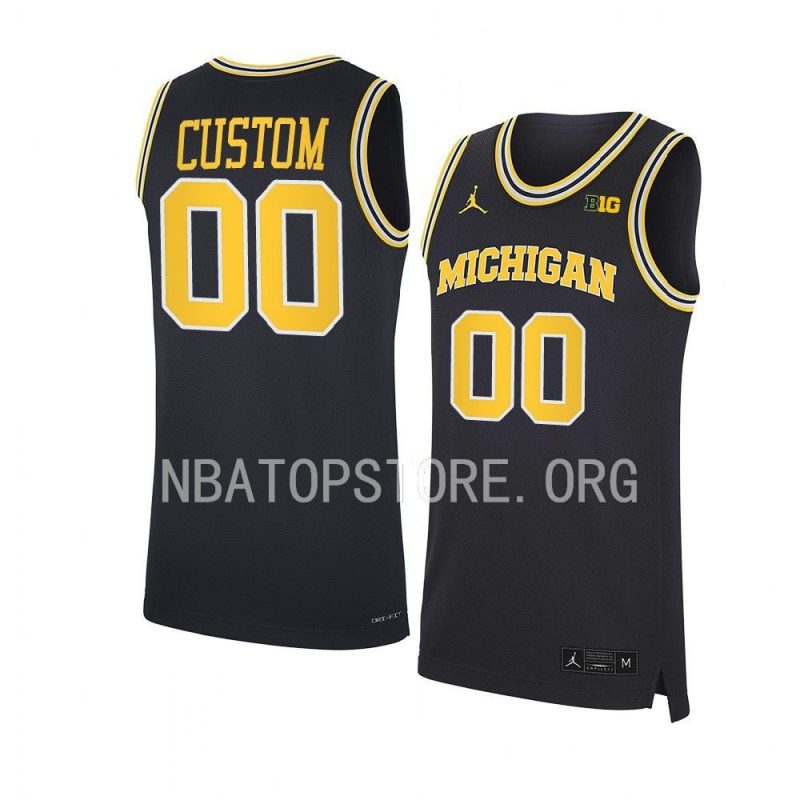 custom navy jersey ncaa basketball replica 2022 23