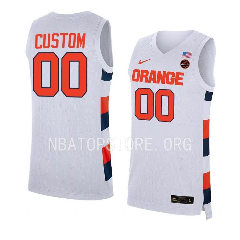 custom replica jersey college basketball white 2022 23