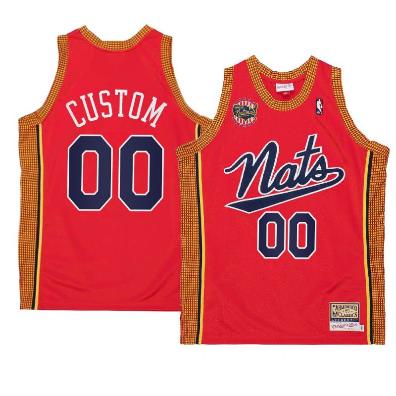 custom throwback 2004 05 jersey syracuse nationals red