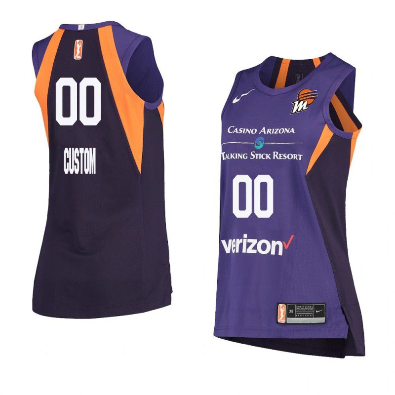 custom women's jersey authentic purple 2021