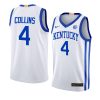 daimion collins elite basketball jersey home white 2022 23