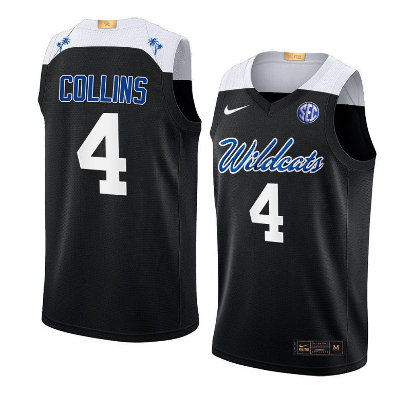 daimion collins elite jersey college basketball black 2022 23