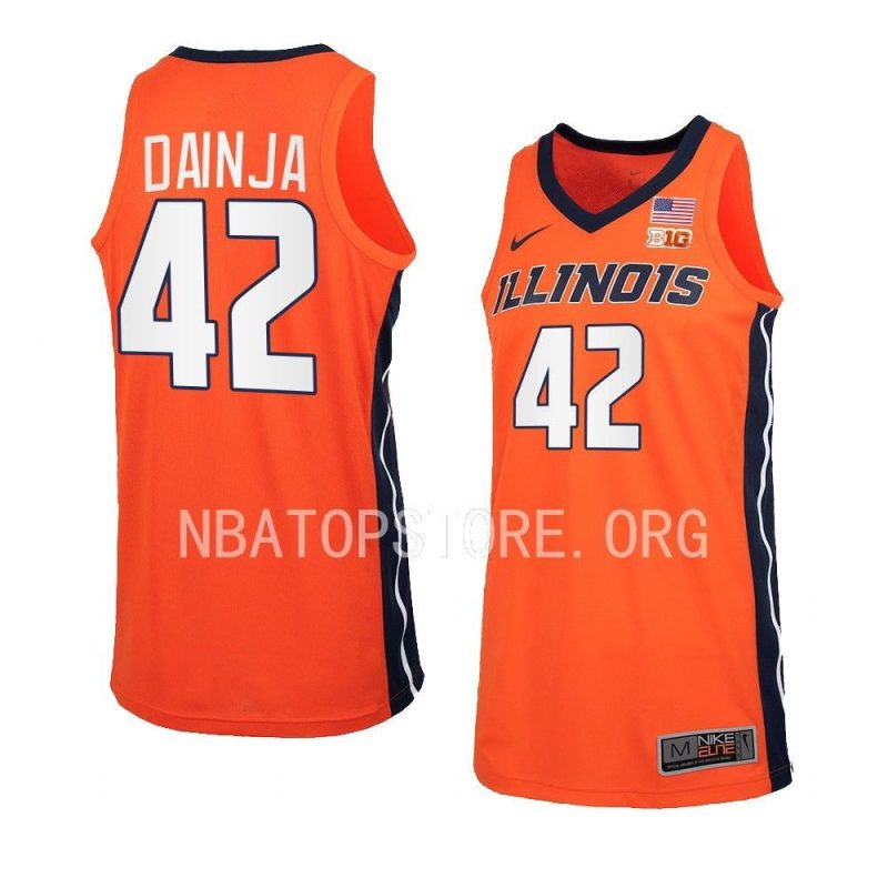 dain dainja jersey replica basketball orange 2022 23