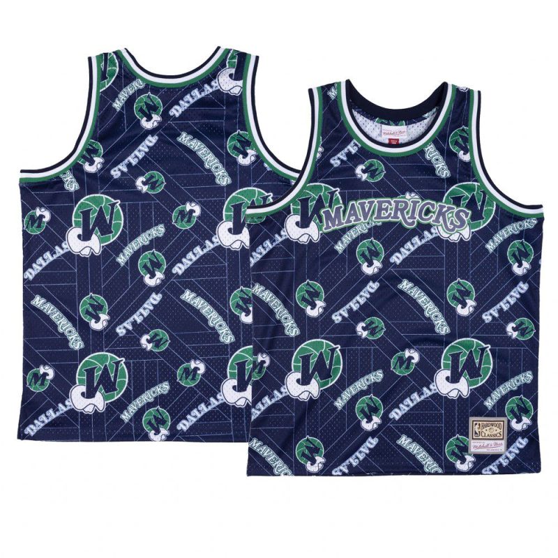 dallas mavericks navy tear up pack jersey