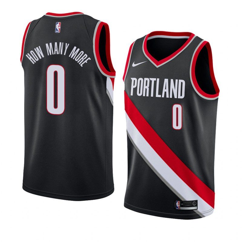 damian lillard black icon jersey