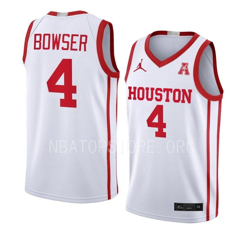 darius bowser home jersey limited basketball white 2022 23