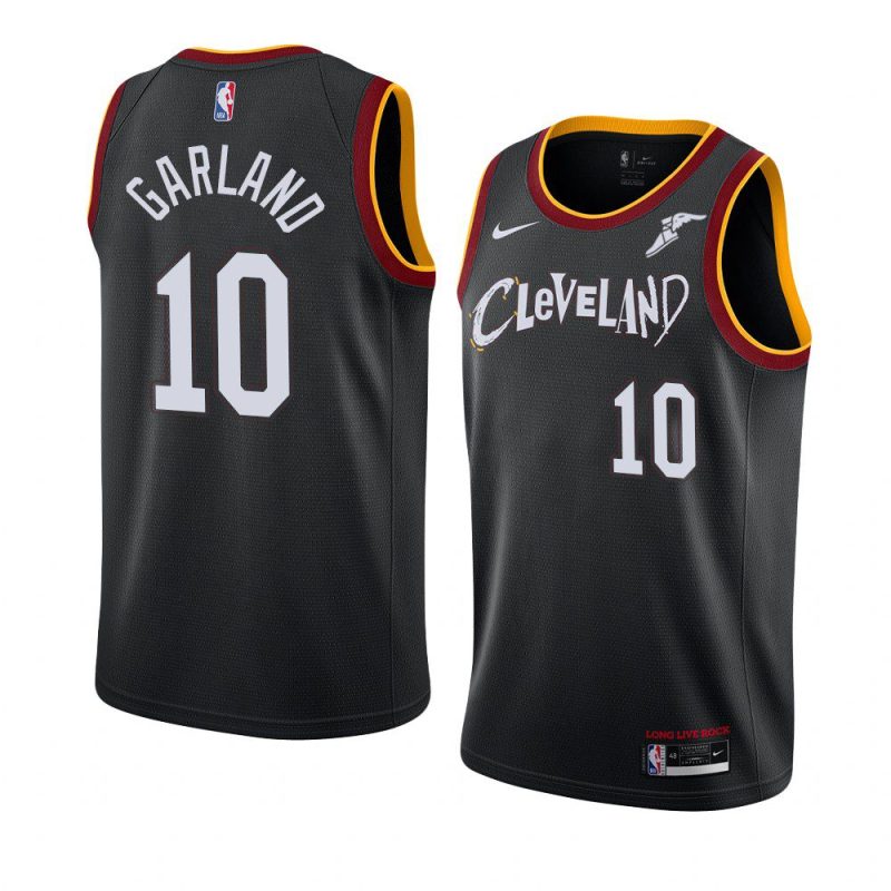 darius garland jersey city edition black garland men's