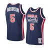 david robinson home jersey authentic navy