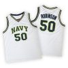 david robinson navy midshipmen whitecollege basketball jersey