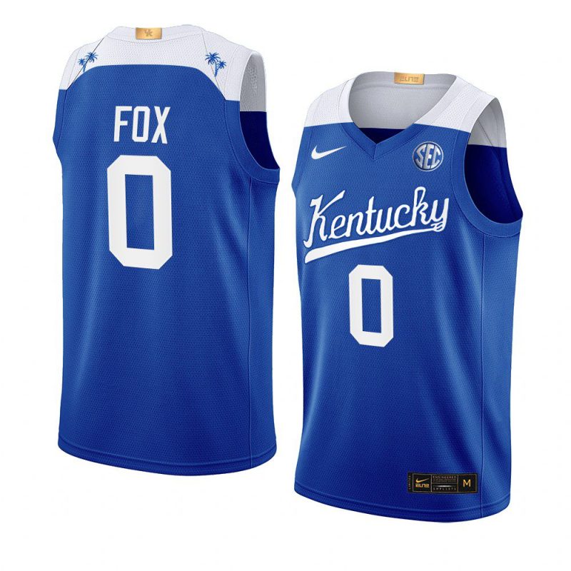 de'aaron fox alumni jersey college basketball blue