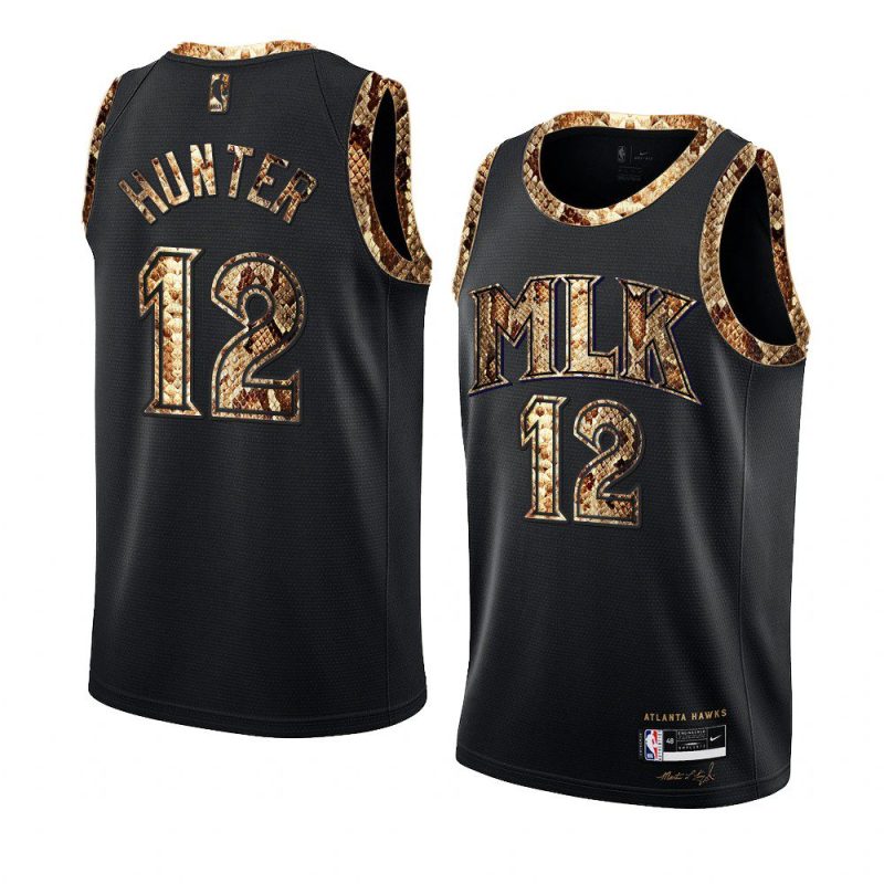 de'andre hunter 2021 exclusive edition jersey python skin black