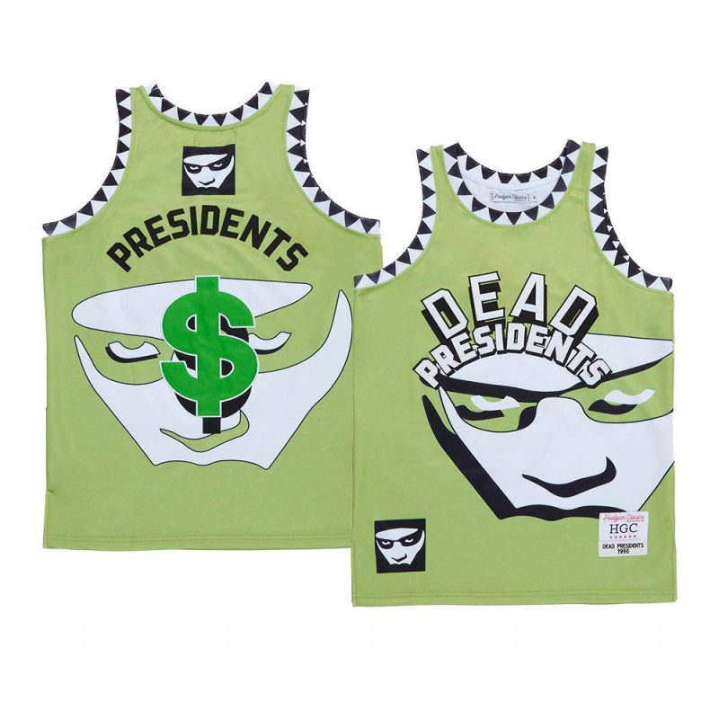 dead presidents basketball greenjersey green