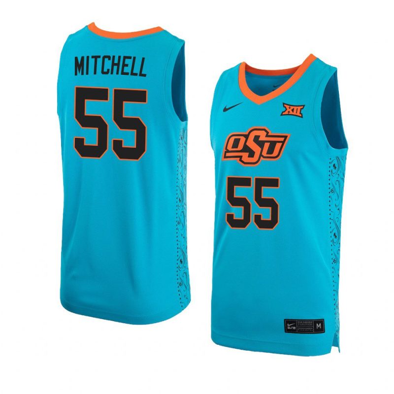 dee mitchell alternate replica jersey basketball turquoise