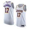 dennis schroder lakers jersey association editionauthentic 75th anniversary white
