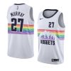 denver nuggets jamal murray white city edition jersey