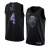 derrick rose jersey iridescent holographic black limited edition men