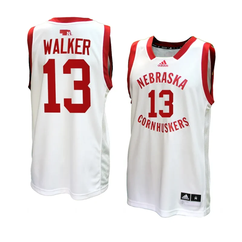 derrick walker home jersey college basketball white 2022 23