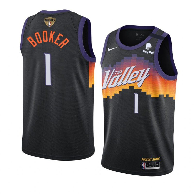 devin booker city edition jersey 2021 nba finals black