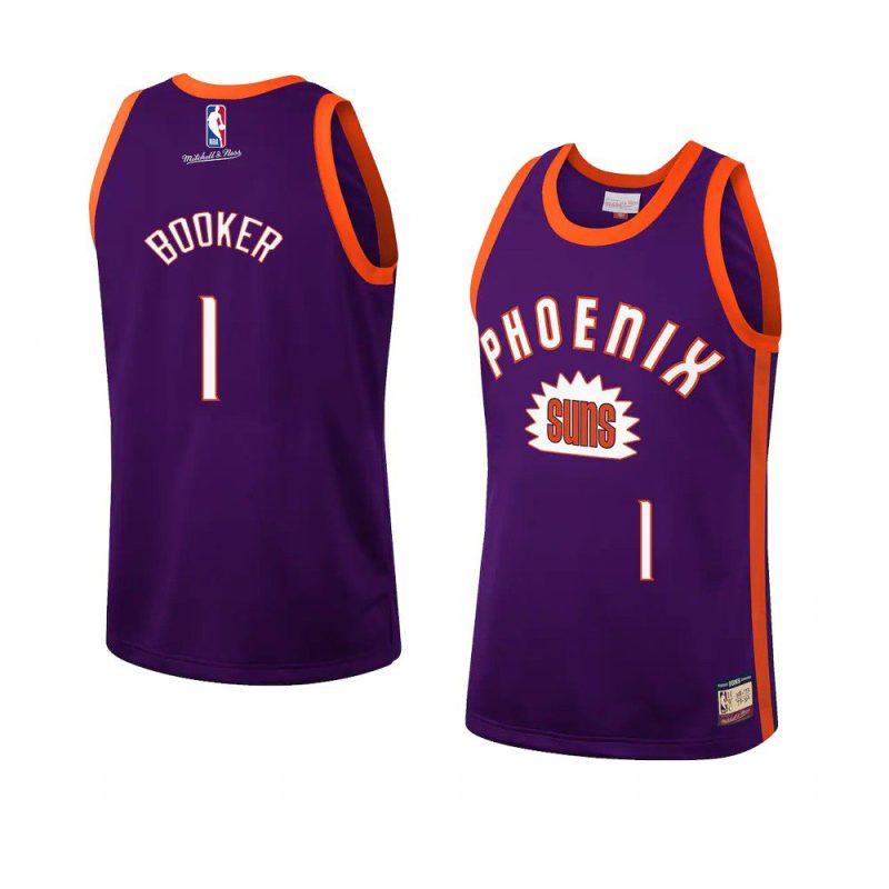 devin booker fashion jersey hardwood classics purple