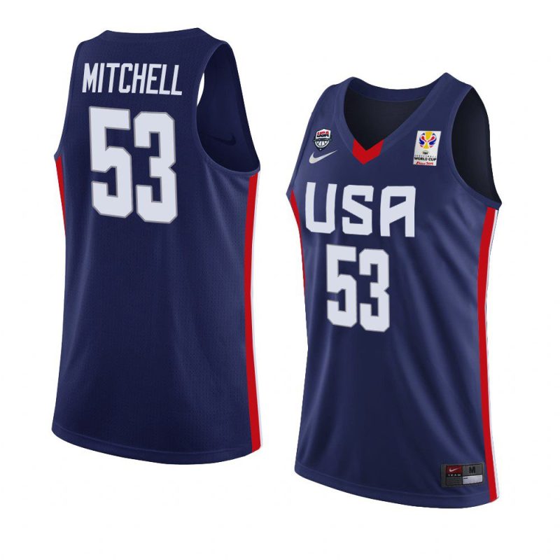 donovan mitchell world cup jersey blue