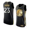 draymond green jersey authentic golden black 6x champs limited men's