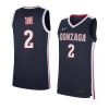 drew timme replica jersey college basketball navy