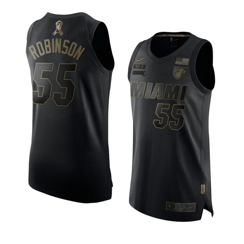 duncan robinson jersey 2020 salute to service black authentic men's