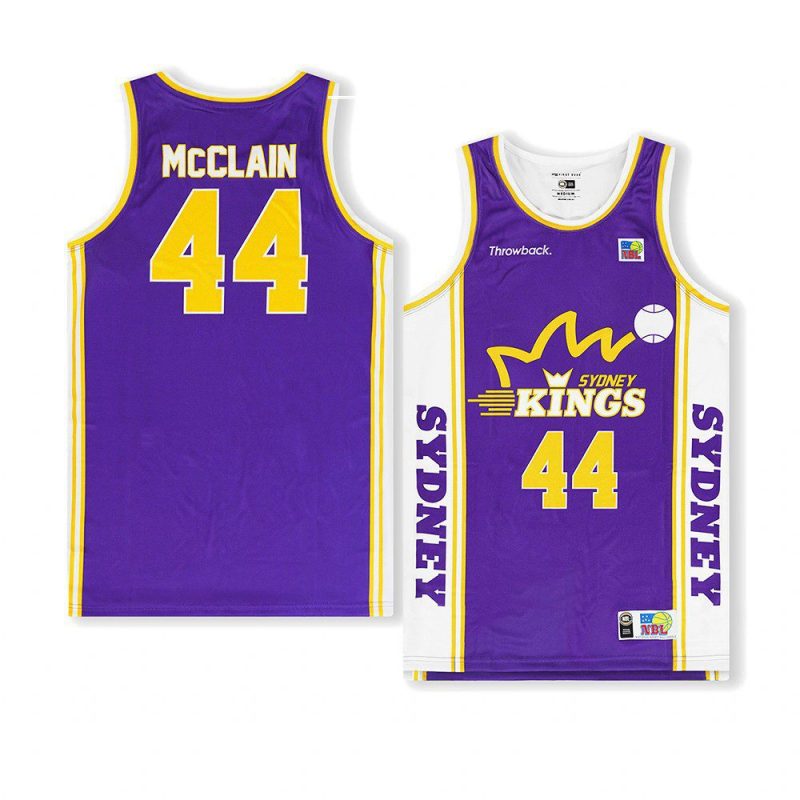 dwayne mcclain nbl throwback 1995 sydney kings purplejersey purple
