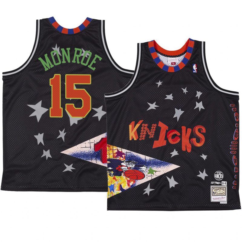 earl monroe black br remix jersey