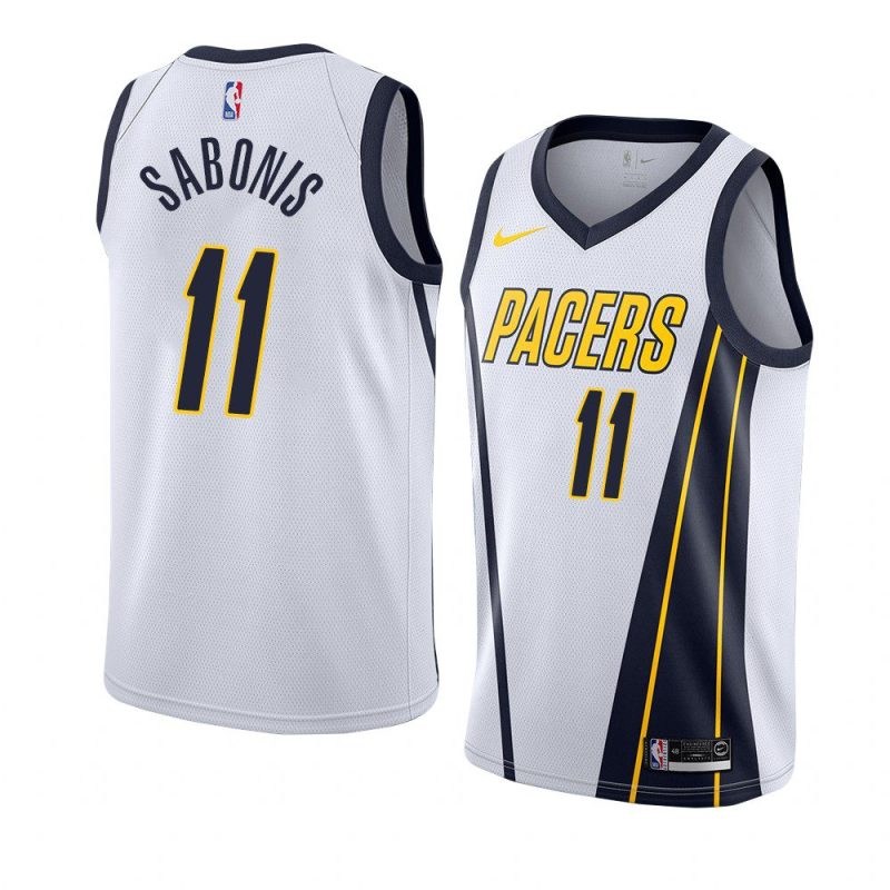 earned white domantas sabonis 2018 19 men's jersey