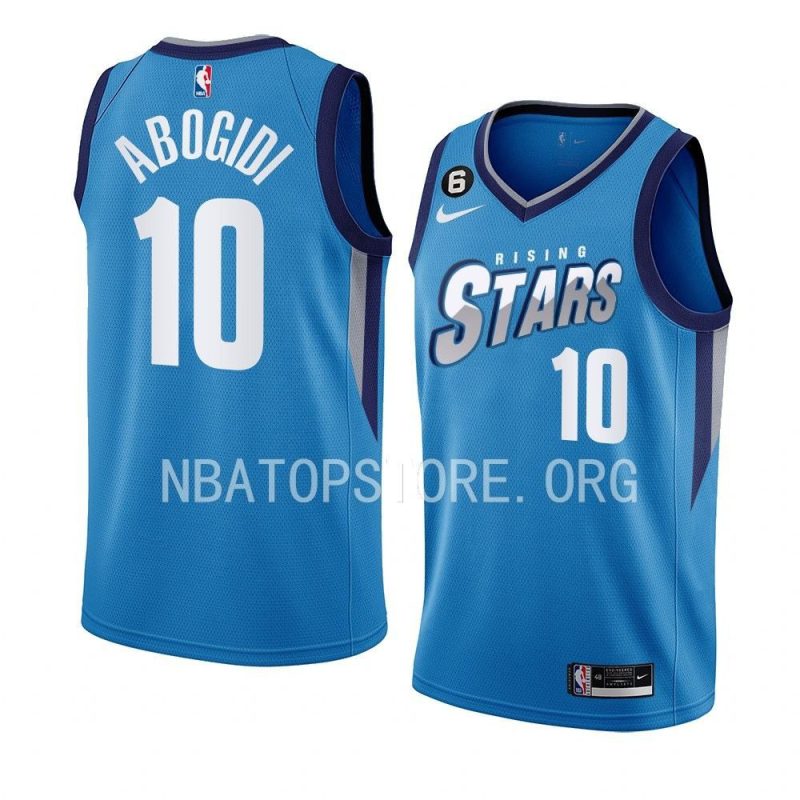 efe abogidi 2023 nba rising stars jersey g league blue