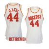 elvin hayes rockets retired number whitejersey white