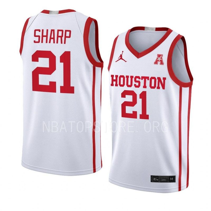 emanuel sharp home jersey limited basketball white 2022 23
