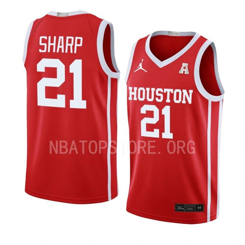 emanuel sharp scarlet jersey limited basketball away 2022 23