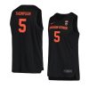 ethan thompson replica jersey college basketball black