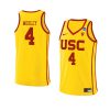 evan mobley jersey basketball yellow 2021