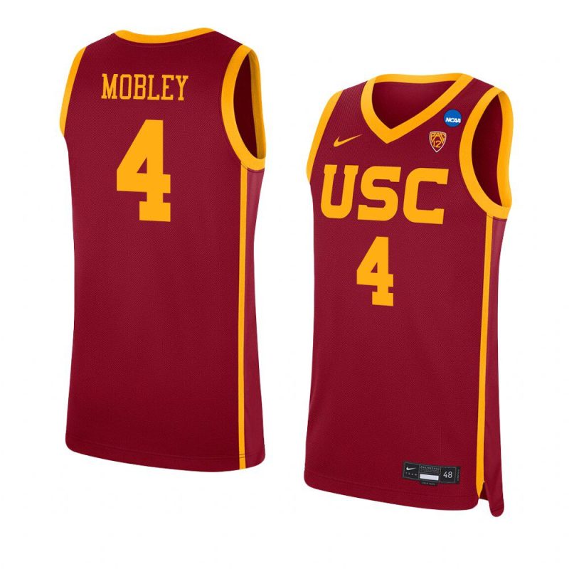 evan mobley replica jersey college basketball red