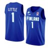 finland 2022 fiba basketball world cup miro little blue away jersey