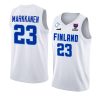 finland fiba eurobasket 2022 lauri markkanen white home jersey