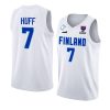 finland fiba eurobasket 2022 shawn huff white home jersey