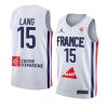 france team 2023 fiba basketball world cup nicolas lang white jersey